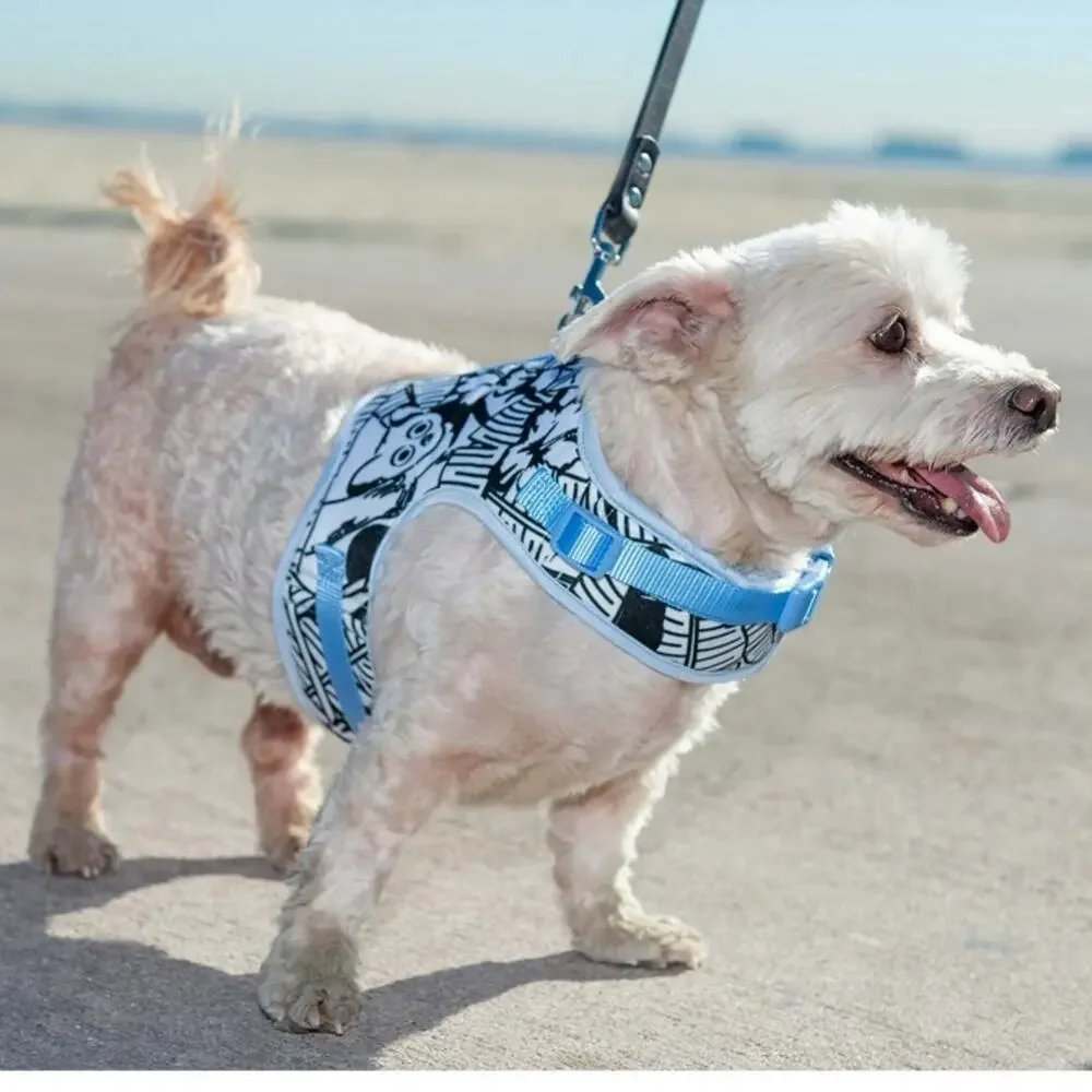 Vibrant Life Harness, Tropical, B&W, Size S